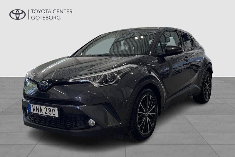 Mörkgrå Begagnad 2018 Toyota C-HR SUV | 209 900 kr (Marknadspris) - Bild 1/2