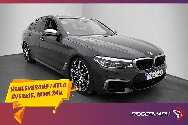Svart Begagnad 2018 BMW M550 M Sport Sedan | 439 900 kr - Bild 1/3