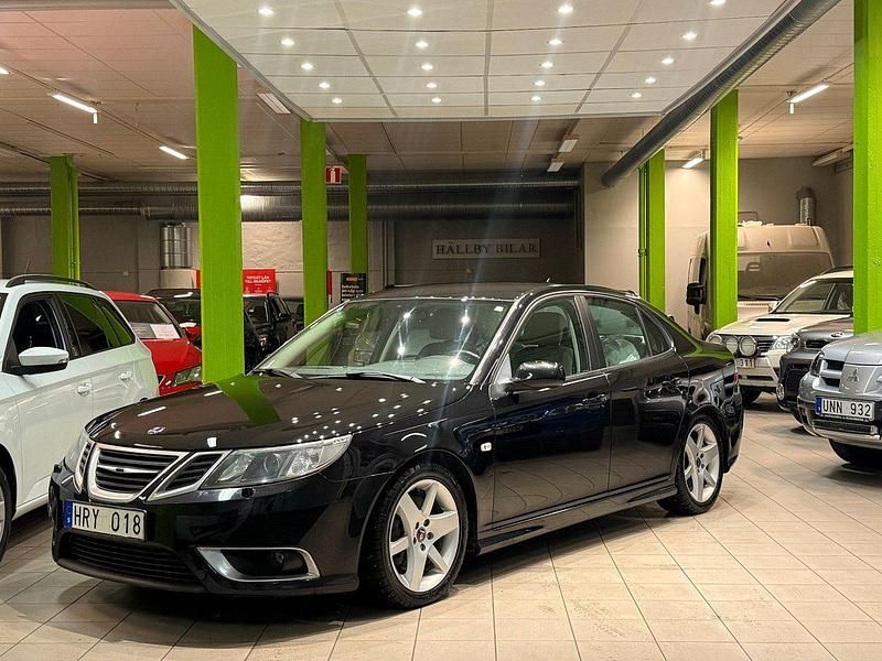 Svart Begagnad 2009 Saab 9-3 Aero Sedan | 99 900 kr (Dyr) - Bild 1/4
