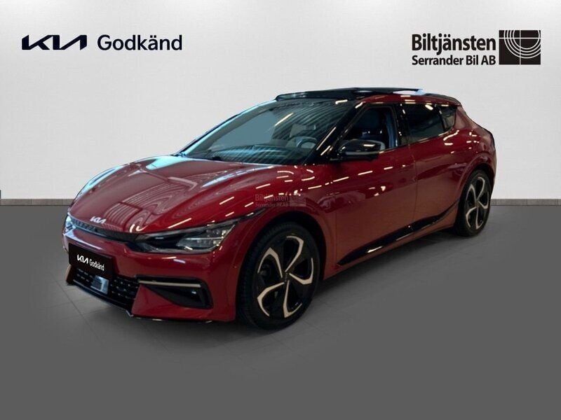 Röd Begagnad 2022 Kia EV6 4 SUV | 379 900 kr (Marknadspris) - Bild 1/4
