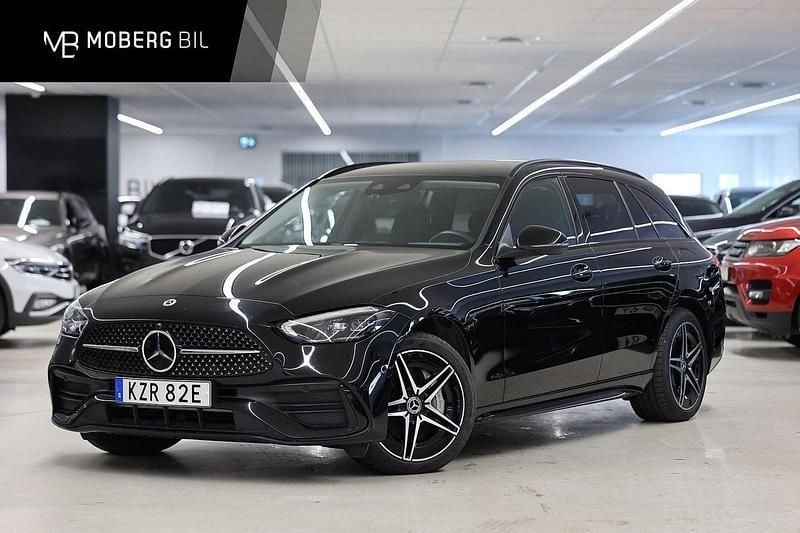 Svart Begagnad 2022 Mercedes C300e Premium Kombi | 399 900 kr (Bra pris) - Bild 1/3
