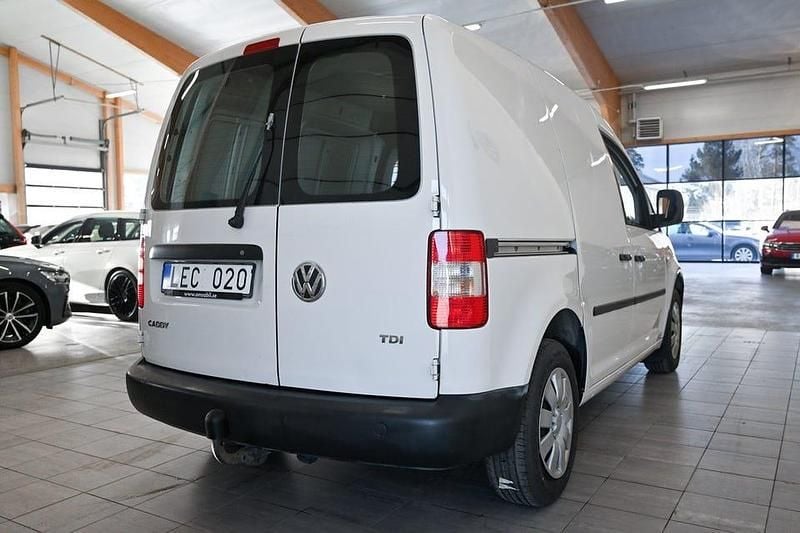 Begagnad VW Caddy 102 HK (75 kW) 2011 Vit Minibuss