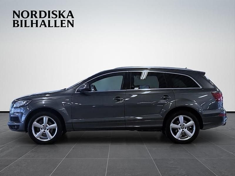 Begagnad Audi Q7 S-Line 204 HK (150 kW) 2014 Grå SUV