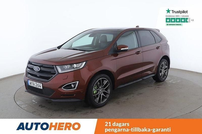 Orange Begagnad 2016 Ford Edge Sport SUV | 184 000 kr (Marknadspris) - Bild 1/4