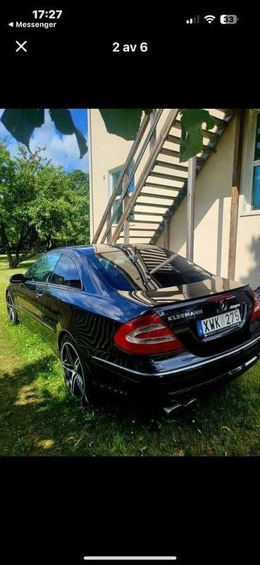 Svart Begagnad 2004 Mercedes CLK55 AMG Kleemann Sportkupé | 269 000 kr - Bild 1/4