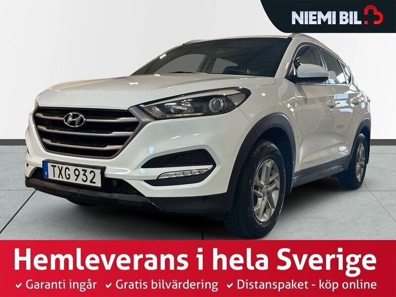 Vit Begagnad 2016 Hyundai Tucson SUV | 144 900 kr (Dyr) - Bild 1/3