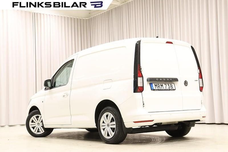 Begagnad VW Caddy 122 HK (89 kW) 2021 Vit Minibuss