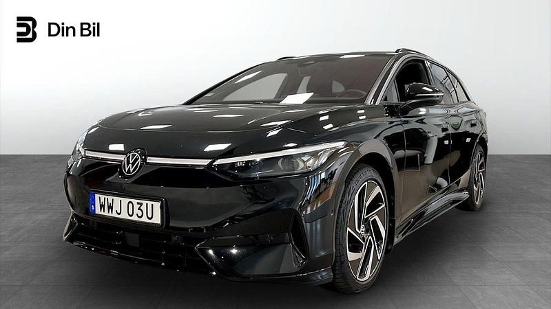 Svart Begagnad 2024 VW ID.7 Pro Sedan | 549 900 kr (Marknadspris) - Bild 1/4