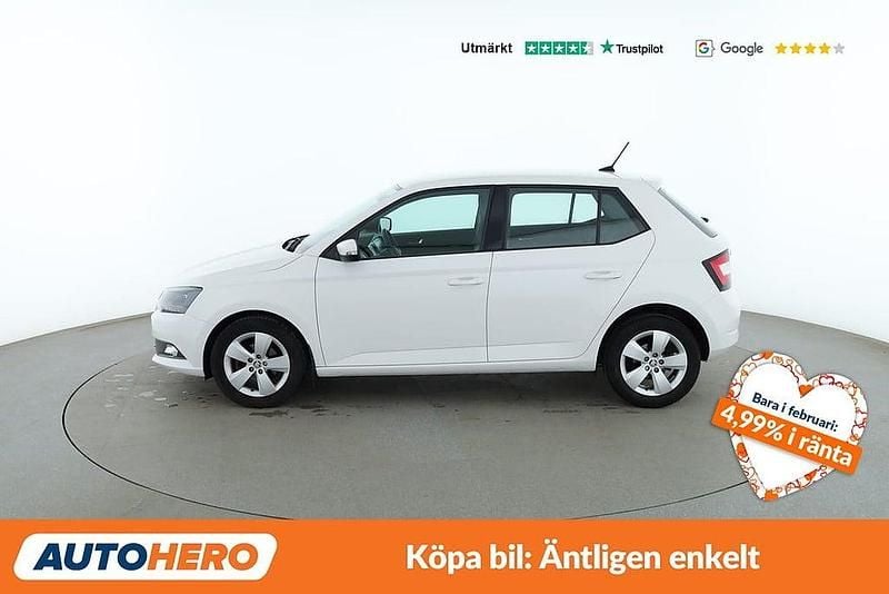 Begagnad Skoda Fabia Style 95 HK (69 kW) 2018 Vit Halvkombi