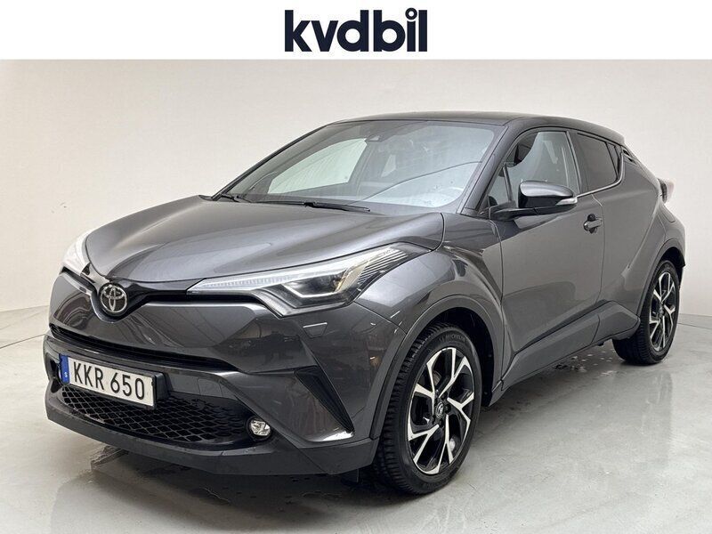 Mörkgrå (mörkgrå metallic) Begagnad 2017 Toyota C-HR Style SUV | 184 800 kr (Bra pris) - Bild 1/3