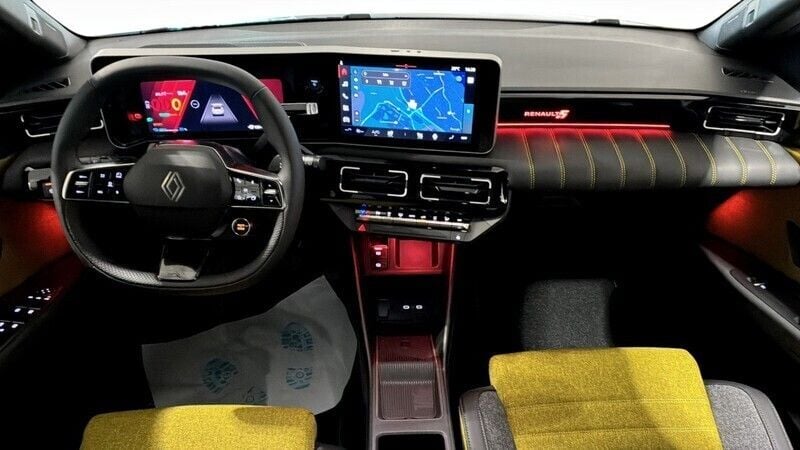 Ny Renault R5 Iconic 110 kW (150 HK) 2025 Svart (white) Halvkombi