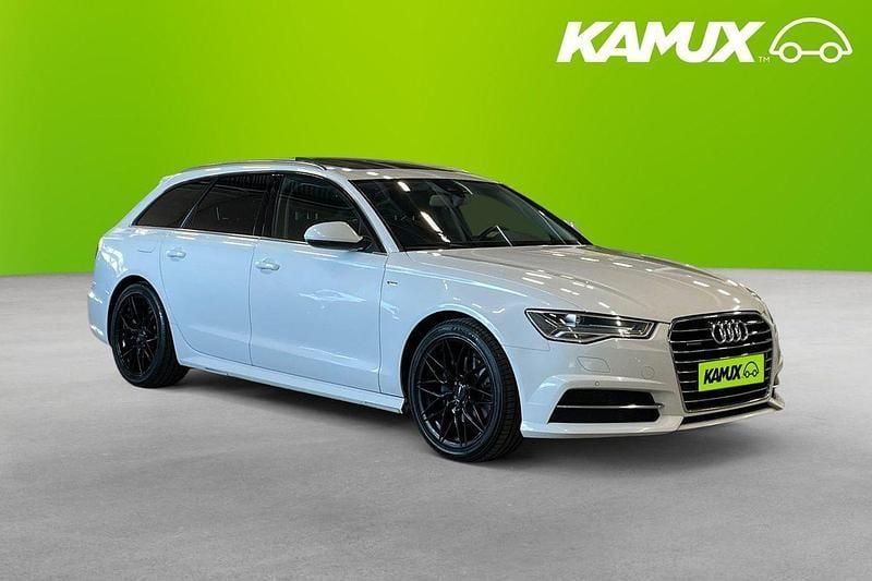 Vit Begagnad 2016 Audi A6 S-Line Kombi | 184 700 kr (Bra pris) - Bild 1/3