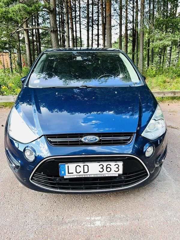 Blå Begagnad 2011 Ford S-MAX Business Edition Minibuss | 90 000 kr (Marknadspris) - Bild 1/4