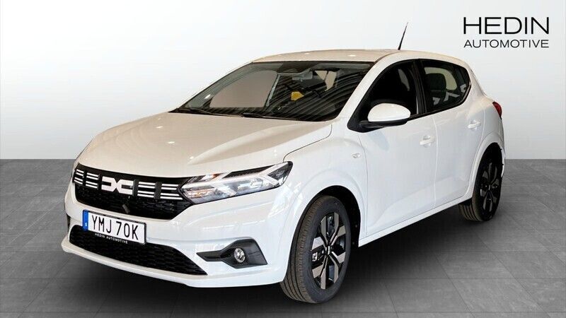 Vit Ny 2025 Dacia Sandero Expression Halvkombi | 219 900 kr (Marknadspris) - Bild 1/4