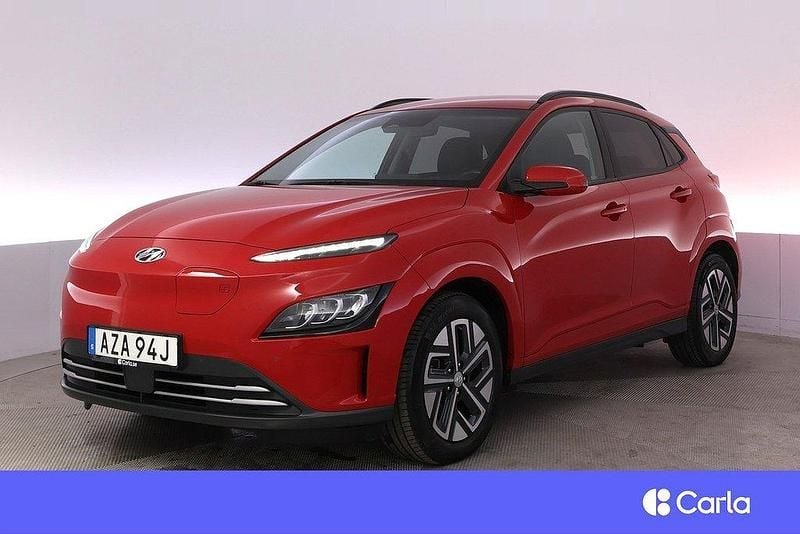Röd Begagnad 2022 Hyundai Kona Essential SUV | 198 900 kr (Marknadspris) - Bild 1/4