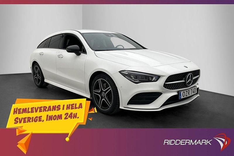 Vit Begagnad 2020 Mercedes CLA200 AMG Kombi | 274 800 kr (Marknadspris) - Bild 1/3