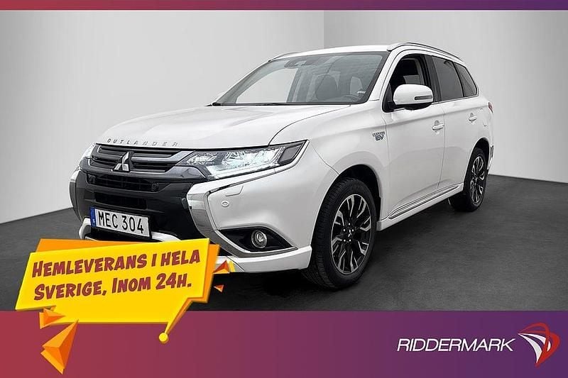 Vit Begagnad 2018 Mitsubishi Outlander P-HEV | 189 800 kr - Bild 1/3