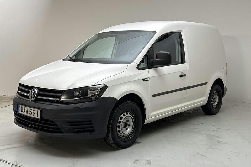 Vit Begagnad 2016 VW Caddy Minibuss | 89 000 kr (Bra pris) - Bild 1/4