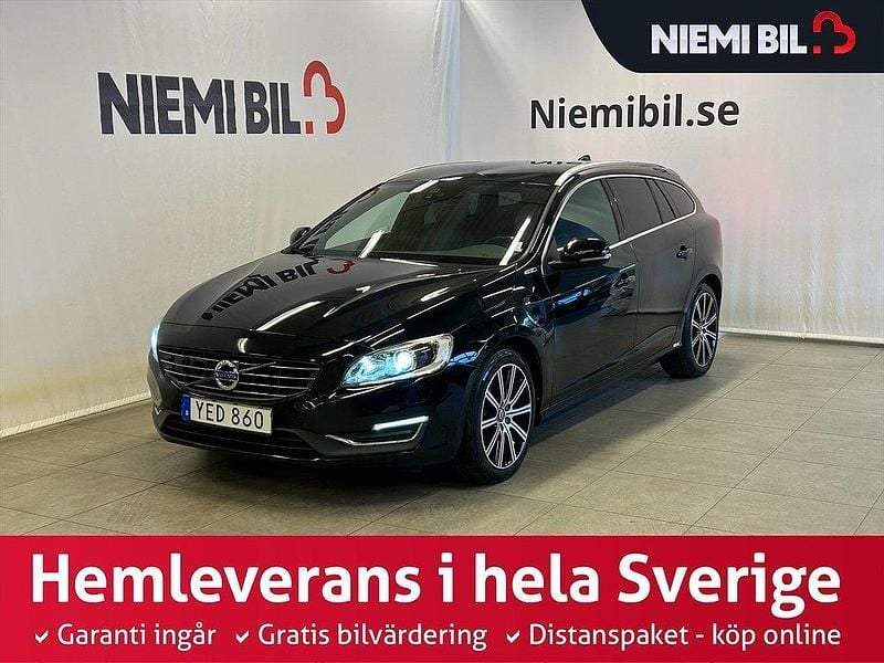 Svart Begagnad 2016 Volvo V60 Summum Kombi | 189 900 kr (Marknadspris) - Bild 1/3
