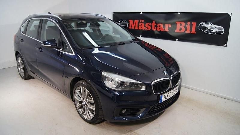 Begagnad BMW 220 Active Tourer Advantage 190 HK (139 kW) 2015 Blå Minibuss