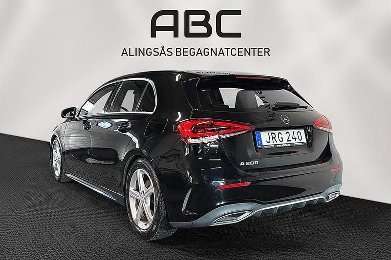Begagnad Mercedes A200 AMG 163 HK (119 kW) 2018 Svart Halvkombi