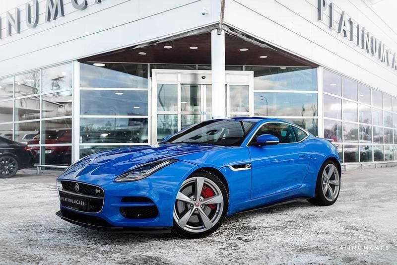 Ultrablå Begagnad 2019 Jaguar F-Type R | 549 000 kr - Bild 1/4