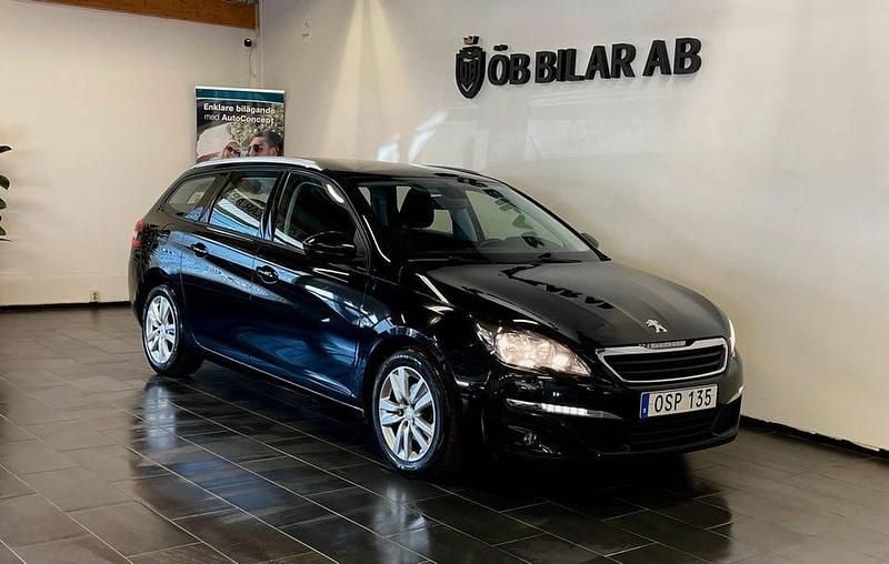 Svart Begagnad 2015 Peugeot 308 SW Active Kombi | 74 900 kr (Marknadspris) - Bild 1/4