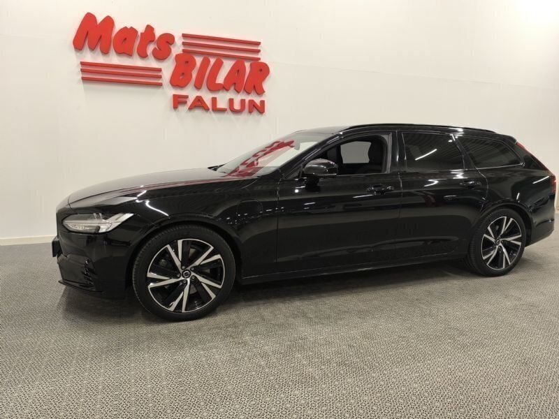 Svart Begagnad 2021 Volvo V90 R-Design Kombi | 439 900 kr (Dyr) - Bild 1/4