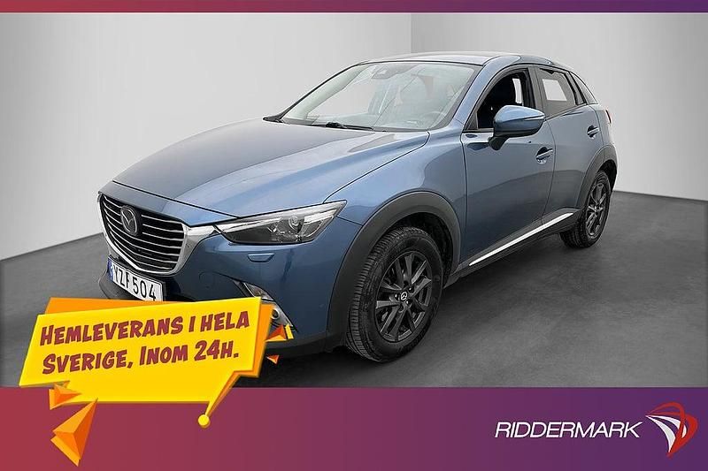 Blå Begagnad 2017 Mazda CX-3 Optimum SUV | 189 800 kr (Marknadspris) - Bild 1/3