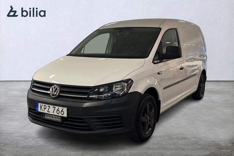 Vit Begagnad 2018 VW Caddy Maxi Minibuss | 169 900 kr (Marknadspris) - Bild 1/4