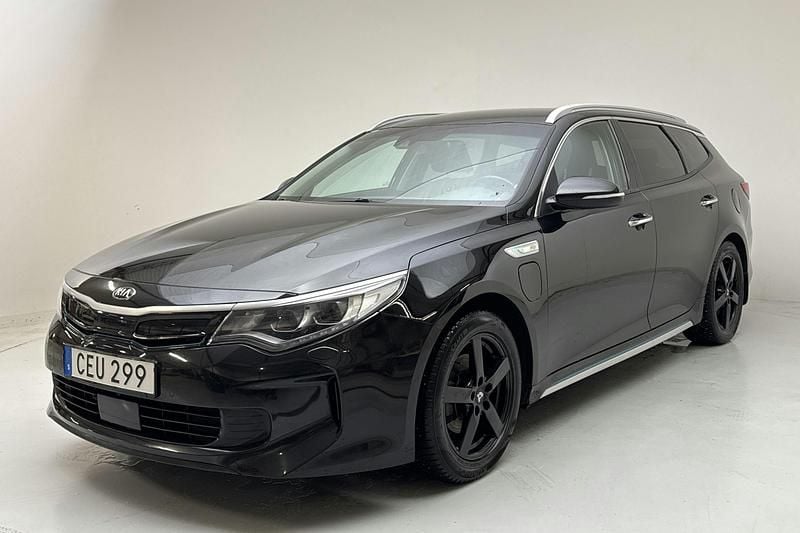 Svart Begagnad 2018 Kia Optima Kombi | 145 000 kr (Bra pris) - Bild 1/4