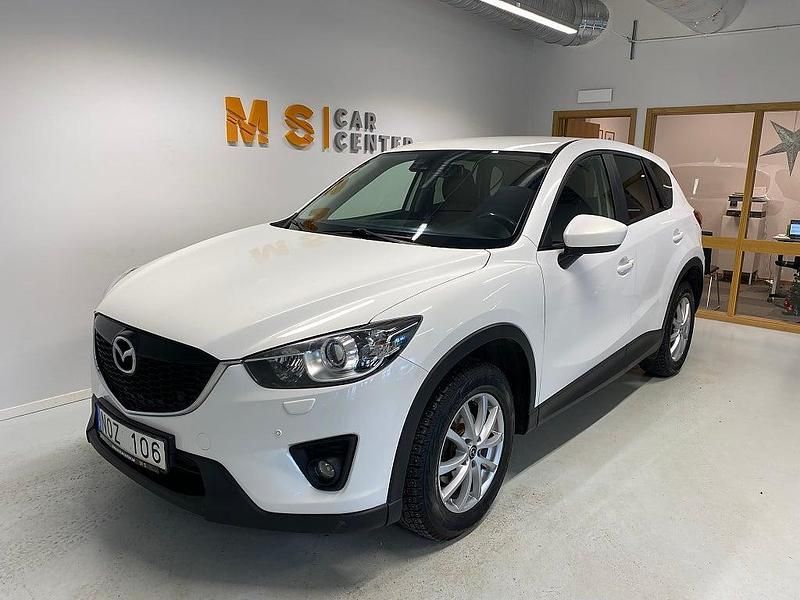 Vit Begagnad 2013 Mazda CX-5 SUV | 94 800 kr (Marknadspris) - Bild 1/4