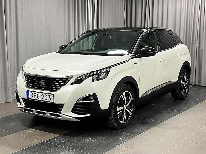 Vit Begagnad 2018 Peugeot 3008 GT-line SUV | 179 900 kr (Marknadspris) - Bild 1/4