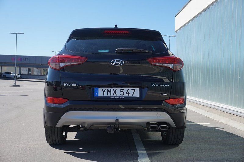 Begagnad Hyundai Tucson 185 HK (136 kW) 2017 Svart SUV