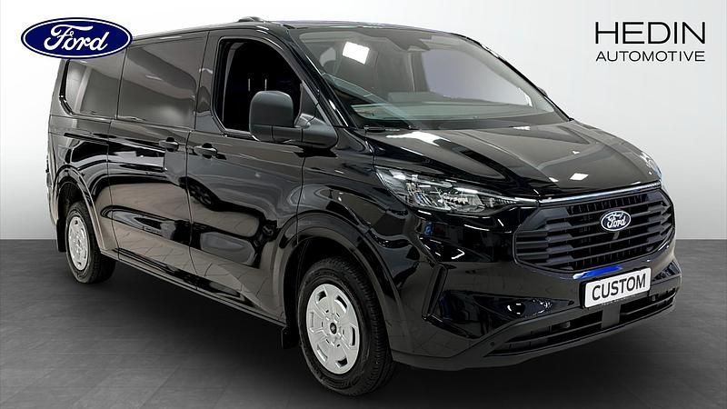 Svart Ny 2026 Ford Transit Custom Pickup | 566 000 kr - Bild 1/4
