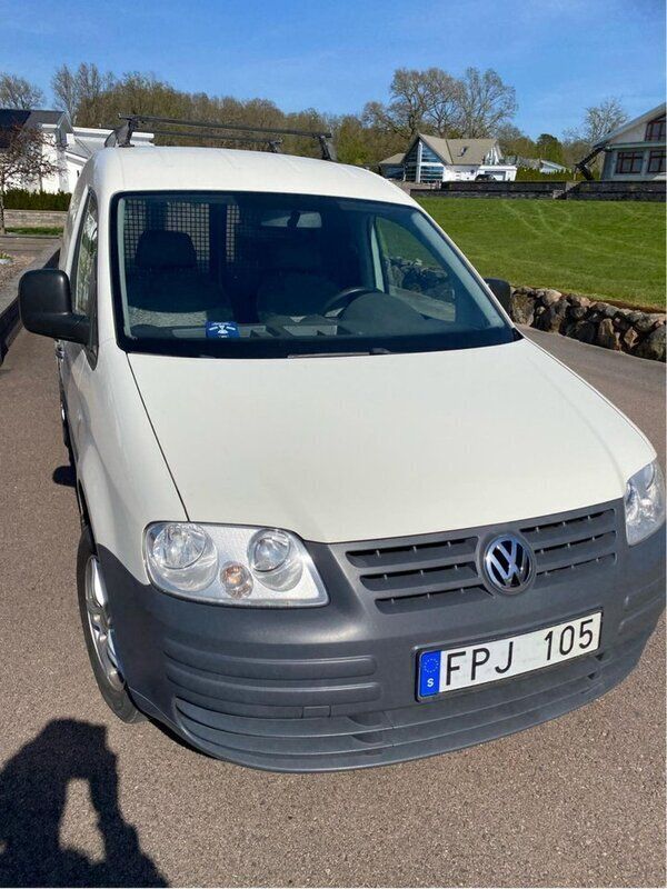 Vit Begagnad 2007 VW Caddy Minibuss | 44 000 kr (Dyr) - Bild 1/4