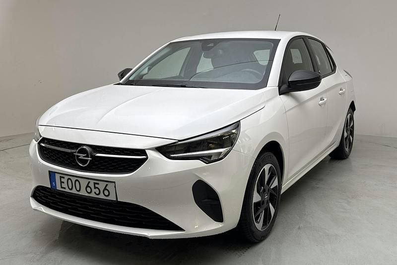 Vit Begagnad 2022 Opel Corsa-e Design & Tech Halvkombi | 162 000 kr (Bra pris) - Bild 1/4