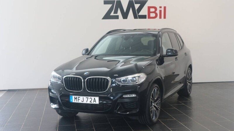 Svart Begagnad 2019 BMW X3 M Sport SUV | 449 900 kr - Bild 1/4