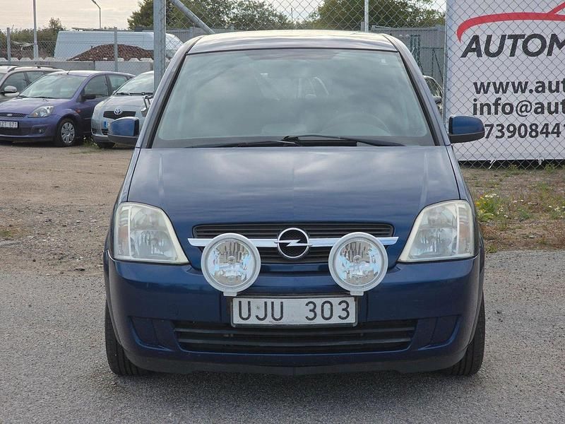 Blå Begagnad 2003 Opel Meriva Minibuss | 17 900 kr (Lite dyr) - Bild 1/4