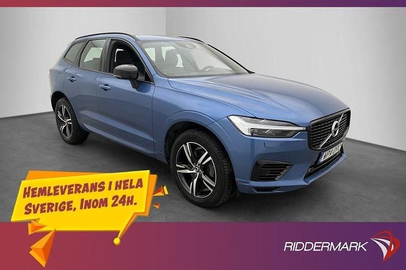 Blå Begagnad 2021 Volvo XC60 R-Design SUV | 368 900 kr (Marknadspris) - Bild 1/3