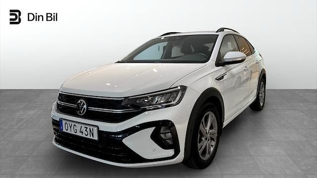 Vit Begagnad 2022 VW Taigo R-line SUV | 229 900 kr (Marknadspris) - Bild 1/4