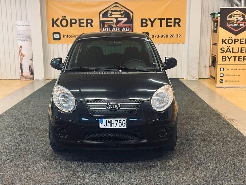 Svart Begagnad 2008 Kia Picanto Halvkombi | 34 900 kr (Marknadspris) - Bild 1/4
