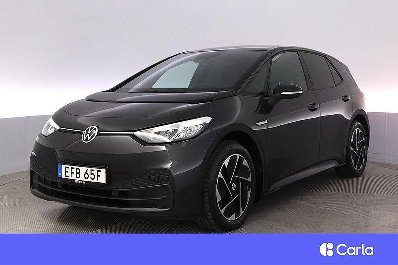 Mörkgrå Begagnad 2022 VW ID.3 Pro Performance Halvkombi | 267 900 kr - Bild 1/3