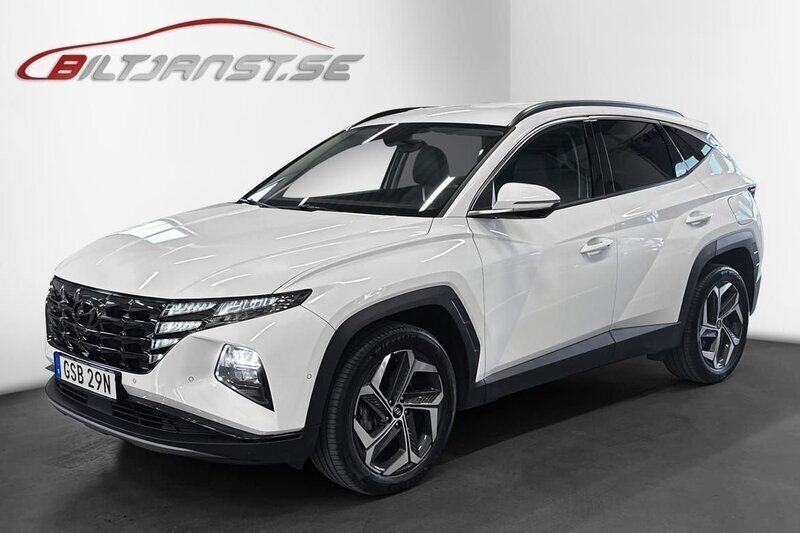 Vit (serenity white) Begagnad 2022 Hyundai Tucson Advanced SUV | 319 900 kr (Superpris) - Bild 1/4