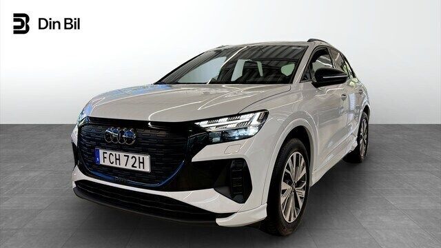 Glaciärvit metallic Begagnad 2024 Audi Q4 e-tron Advanced Plus SUV | 569 000 kr (Dyr) - Bild 1/4