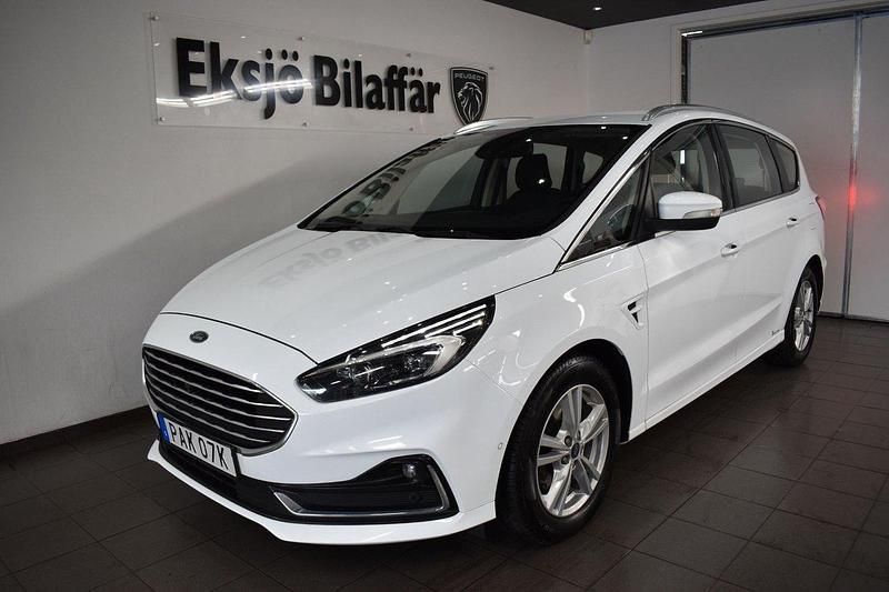 Vit Begagnad 2021 Ford S-MAX S Minibuss | 229 500 kr (Dyr) - Bild 1/4