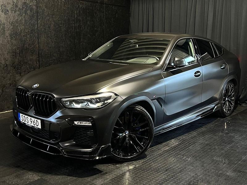 Svart Begagnad 2019 BMW X6 M Sport SUV | 699 500 kr - Bild 1/4