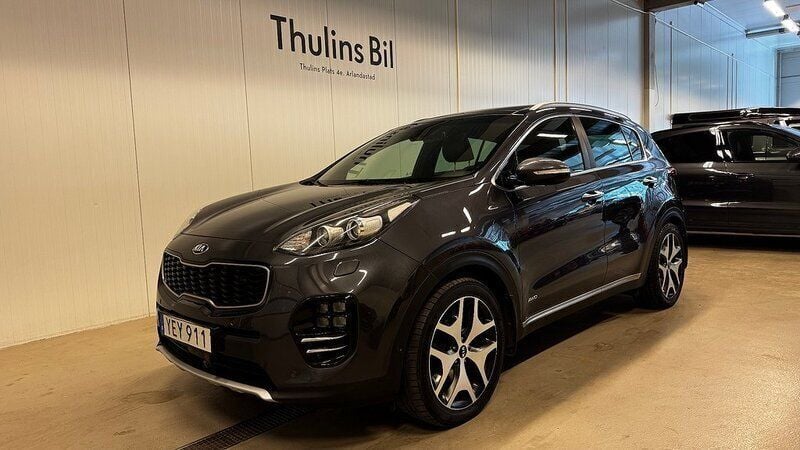 Grå Begagnad 2016 Kia Sportage GT-Line SUV | 149 900 kr (Marknadspris) - Bild 1/4