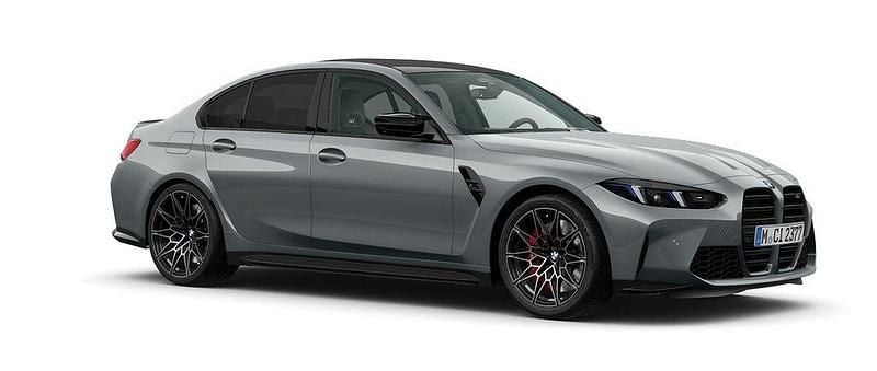 Grå Ny 2025 BMW M3 Competition Edition Sedan | 1 195 900 kr (Marknadspris) - Bild 1/4