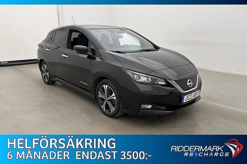 Begagnad Nissan Leaf 360º 110 kW (150 HK) 2018 Svart Halvkombi